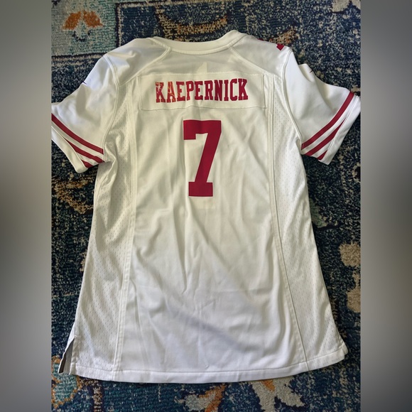 Nike San Francisco 49ers Colin Kaepernick Jersey Medium White On Field - Picture 4 of 5